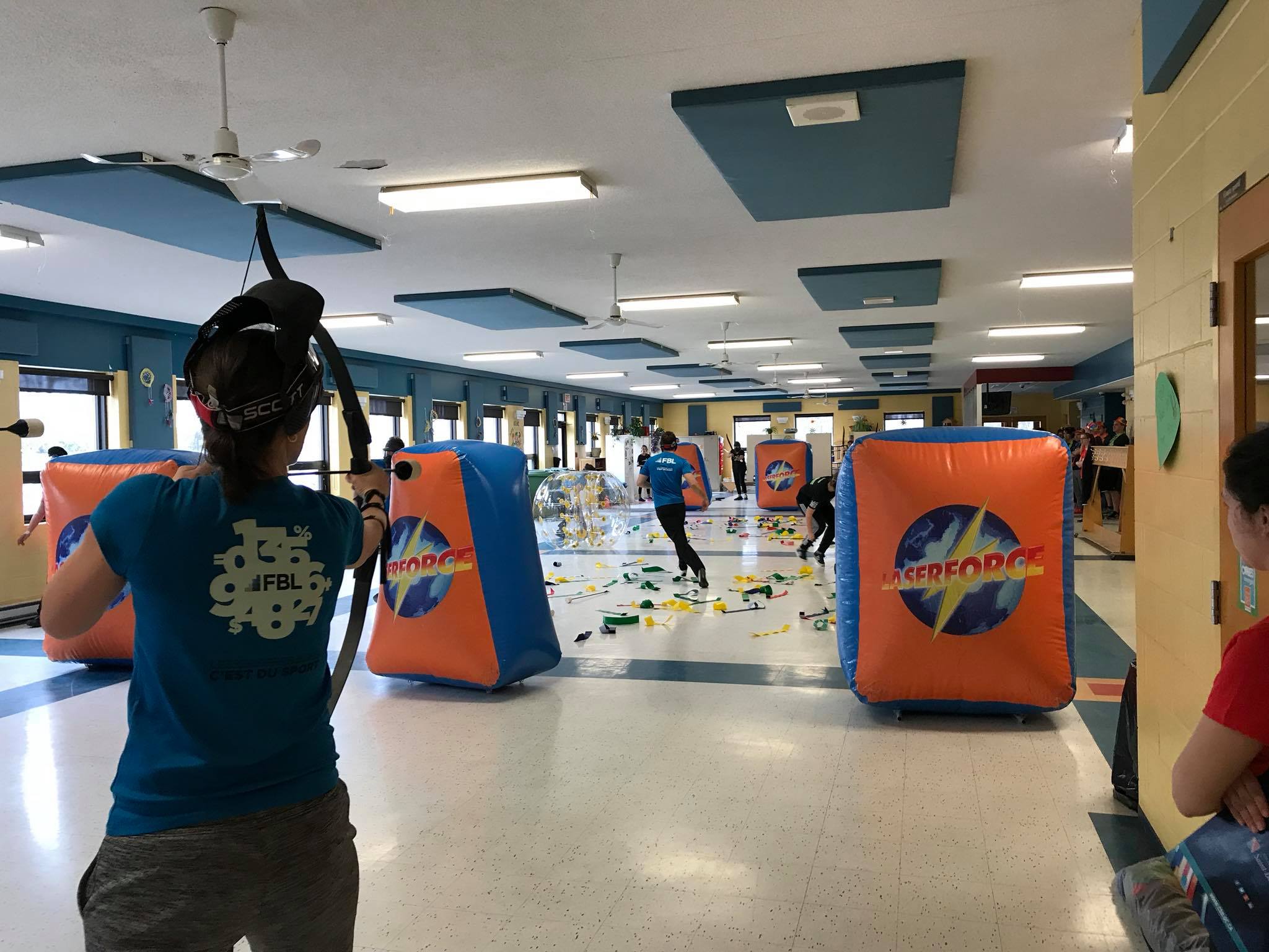 Sortie éducative Drummondville - Groupe d'élèves